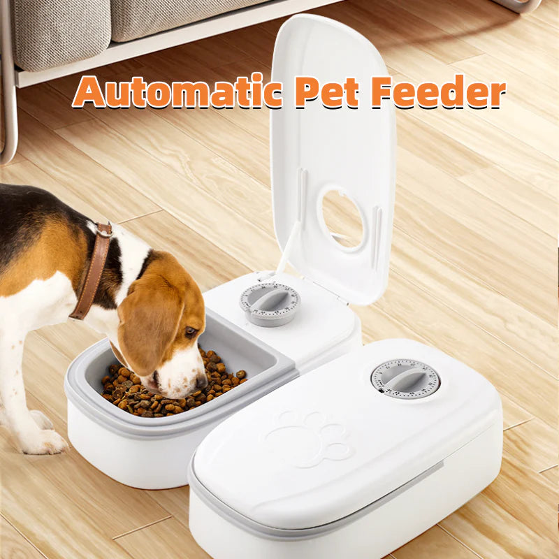 Revolutionary Automatic Pet Feeder: Smart Food Dispenser for Cats & Dogs with Timer and Stainless Steel Bowl