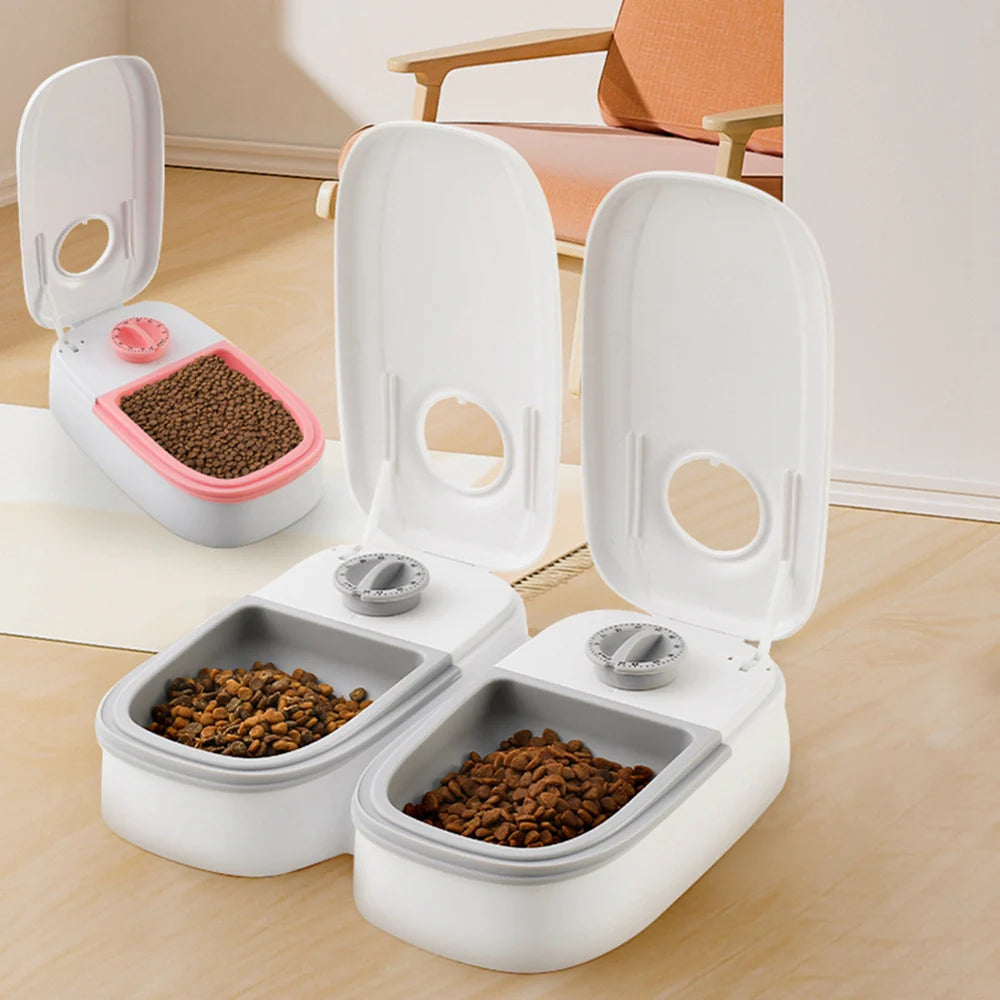 Revolutionary Automatic Pet Feeder: Smart Food Dispenser for Cats & Dogs with Timer and Stainless Steel Bowl