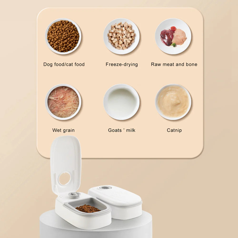 Revolutionary Automatic Pet Feeder: Smart Food Dispenser for Cats & Dogs with Timer and Stainless Steel Bowl